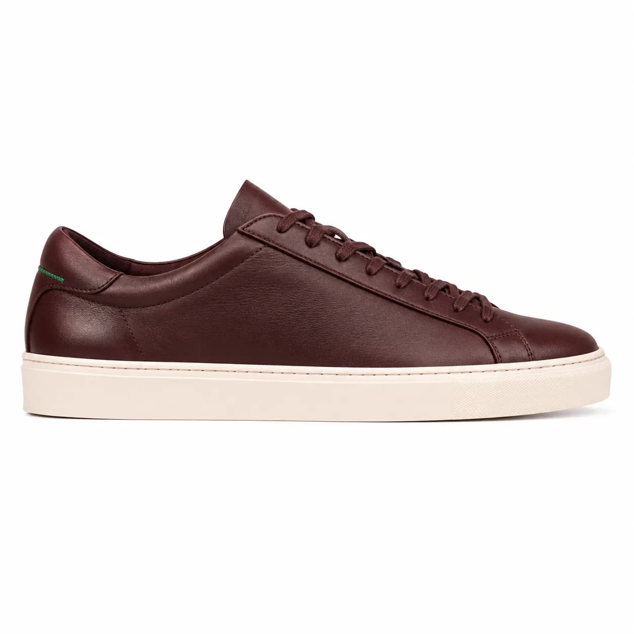 Colour Premium in burgundy, side profile