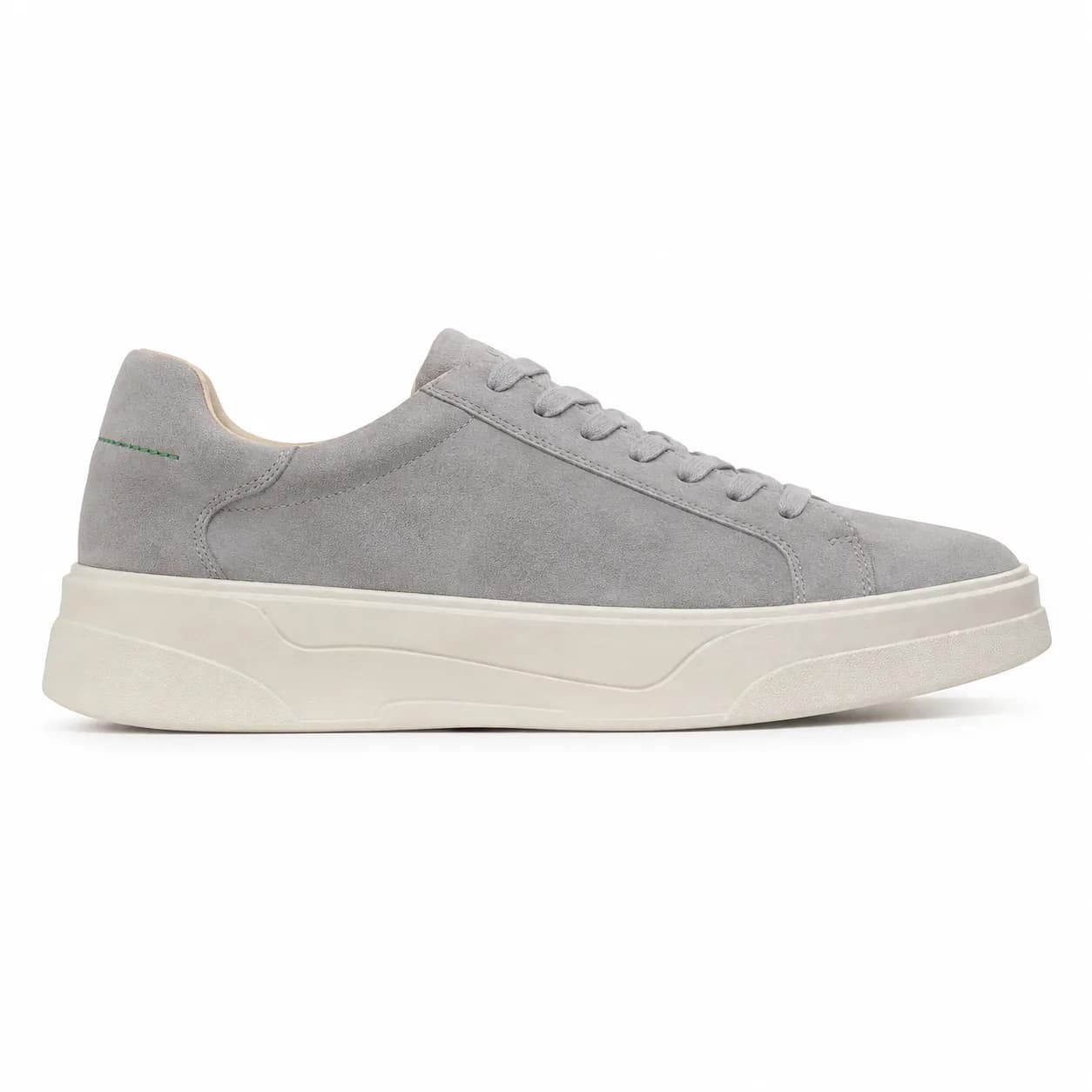 Chunky Suede in grey, side profile
